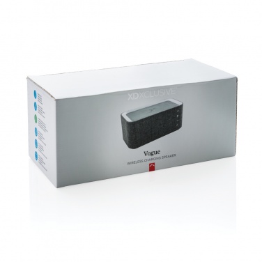 Logo trade promotional items picture of: Vogue wireless charging speaker