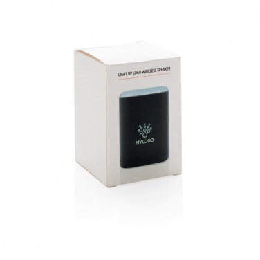 Logotrade corporate gift image of: Light up logo wireless speaker