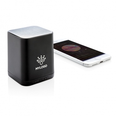 Logotrade promotional product image of: Light up logo wireless speaker