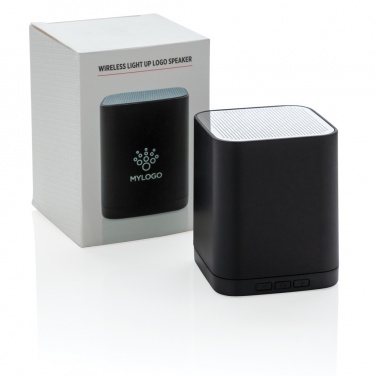 Logotrade business gift image of: Light up logo wireless speaker