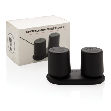 Logotrade promotional merchandise photo of: Double induction charging speaker
