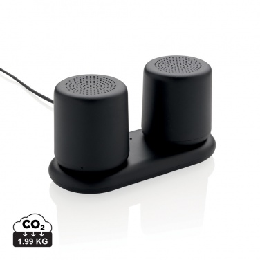 Logo trade advertising product photo of: Double induction charging speaker