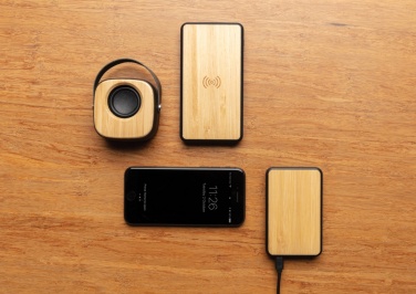 Logotrade advertising product picture of: Bamboo 3W Wireless Fashion Speaker