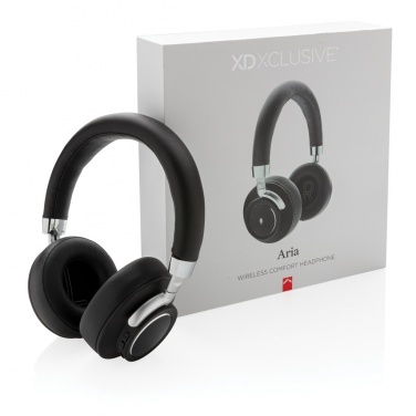 Logo trade advertising products image of: Aria Wireless Comfort Headphones