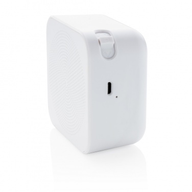 Logo trade business gifts image of: 3W antimicrobial wireless speaker