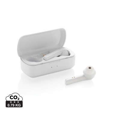 Logo trade promotional gift photo of: Free Flow TWS earbuds in charging case