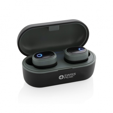 Logo trade promotional items picture of: Swiss peak TWS earbuds