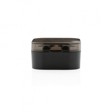 Logotrade promotional item image of: TWS earbuds in wireless charging case