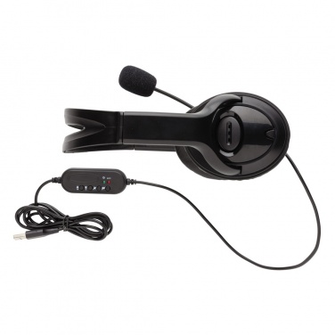 Logotrade promotional gifts photo of: Over ear wired work headset
