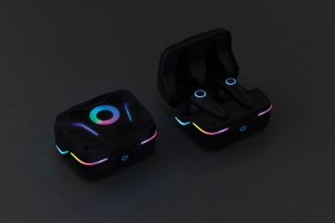 Logo trade advertising products picture of: RGB gaming earbuds with ENC