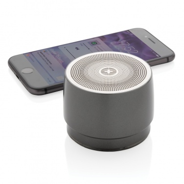 Logo trade promotional giveaways image of: Swiss peak 5W wireless bass speaker