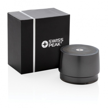 Logo trade business gift photo of: Swiss peak 5W wireless bass speaker