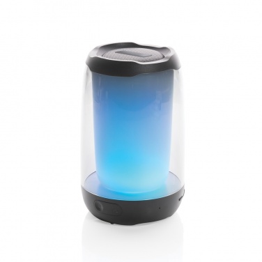 Logo trade promotional merchandise photo of: RCS recycled plastic Lightboom 5W speaker