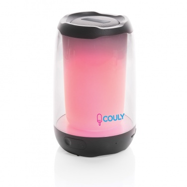 Logo trade advertising products picture of: RCS recycled plastic Lightboom 5W speaker