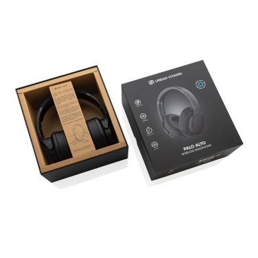 Logo trade promotional items picture of: Urban Vitamin Palo Alto RCS rplastic headphone