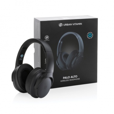 Logo trade promotional items image of: Urban Vitamin Palo Alto RCS rplastic headphone