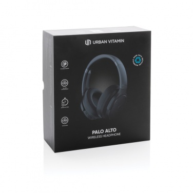 Logo trade promotional item photo of: Urban Vitamin Palo Alto RCS rplastic headphone