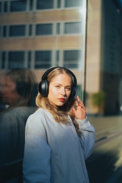 Logotrade advertising product image of: Urban Vitamin Cupertino RCS rplastic ANC headphone