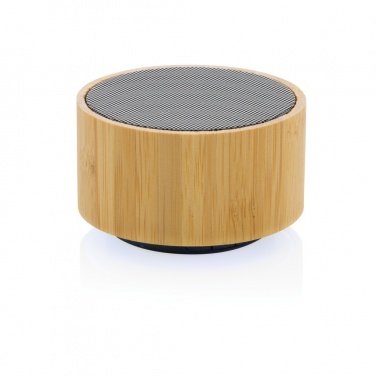 Logo trade promotional product photo of: RCS recycled plastic and bamboo 3W wireless speaker