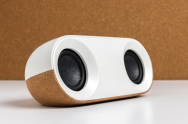Logotrade promotional giveaway image of: Oregon RCS recycled plastic and cork 10W speaker