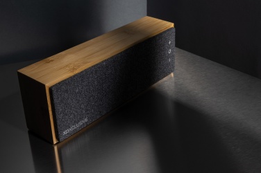 Logo trade business gift photo of: Wynn 10W bamboo wireless speaker