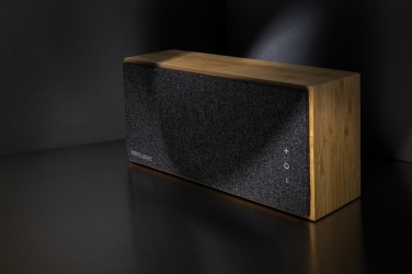 Logotrade advertising product image of: Wynn 20W bamboo wireless speaker