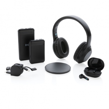 Logo trade promotional items picture of: RCS standard recycled plastic headphone
