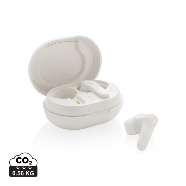 Logo trade corporate gifts picture of: RCS standard recycled plastic TWS earbuds