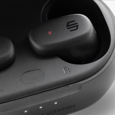 Logo trade promotional merchandise image of: Urban Vitamin Gilroy hybrid ANC and ENC earbuds