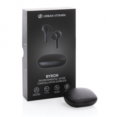 Logo trade corporate gifts picture of: Urban Vitamin Byron ENC earbuds