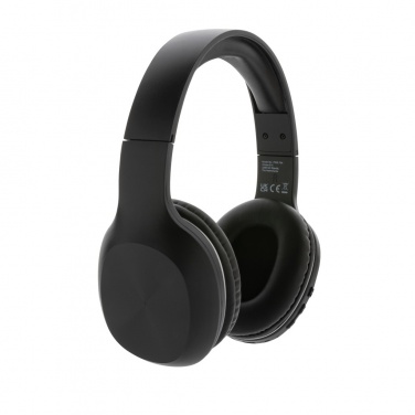 Logotrade promotional gift image of: RCS recycled plastic JAM wireless headphone