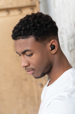 Logotrade advertising product image of: Urban Vitamin Palm Springs RCS rplastic ENC earbuds