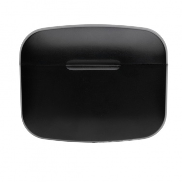 Logo trade promotional item photo of: RCS recycled plastic Swiss Peak ANC TWS earbuds