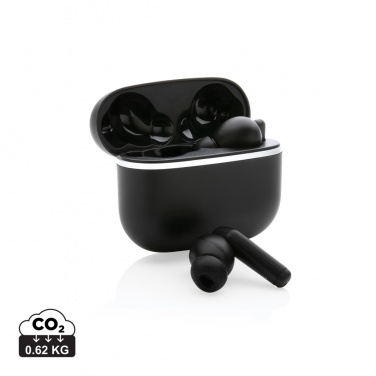 Logotrade promotional item picture of: RCS recycled plastic Swiss Peak TWS earbuds 2.0