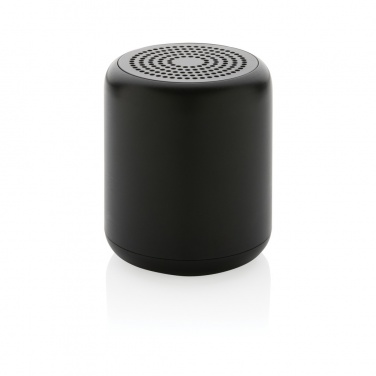 Logo trade business gifts image of: RCS certified recycled plastic 5W Wireless speaker