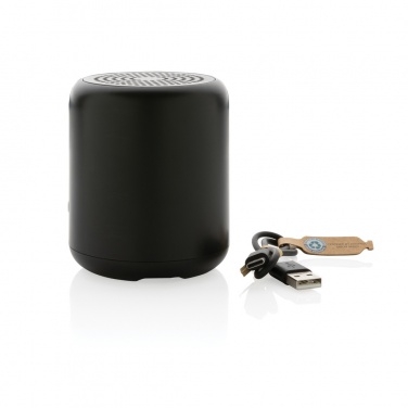 Logotrade advertising product picture of: RCS certified recycled plastic 5W Wireless speaker