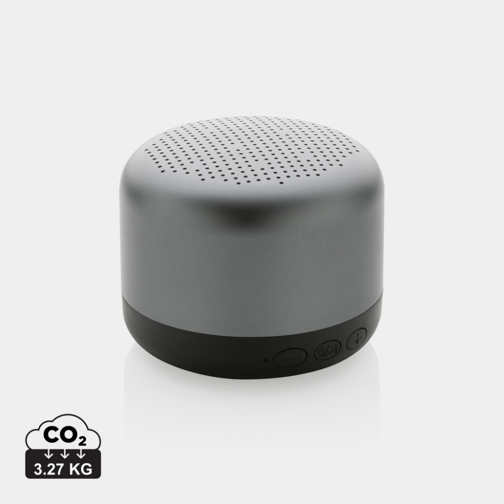 Logo trade promotional product photo of: Terra RCS recycled aluminium 5W wireless speaker