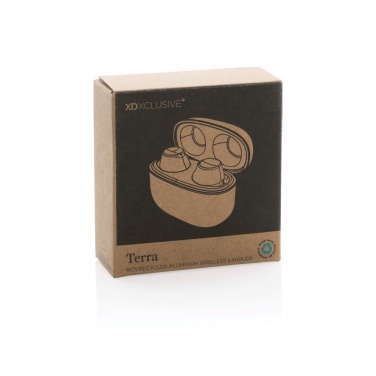 Logotrade corporate gift picture of: Terra RCS recycled aluminium wireless earbuds