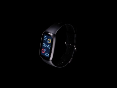 Logo trade promotional products image of: RCS recycled TPU  activity watch 1.47'' screen with HR