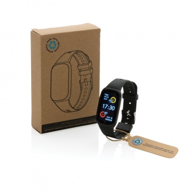 Logo trade promotional products image of: RCS recycled TPU  activity watch 1.47'' screen with HR