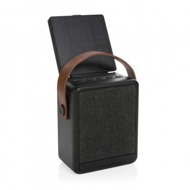 Logotrade promotional merchandise picture of: Skywave RCS recycled plastic solar speaker 12W