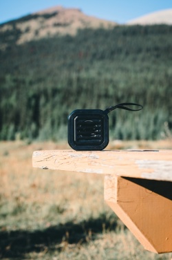 Logotrade promotional giveaway picture of: 3W RCS recycled plastic wireless sunwave solar speaker