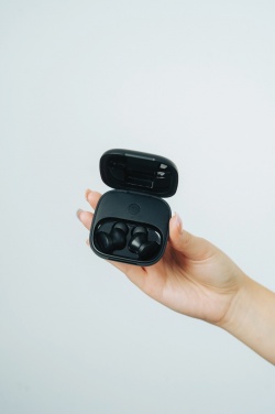 Logotrade promotional product picture of: Lakewood RCS recycled and repairable wireless earbuds