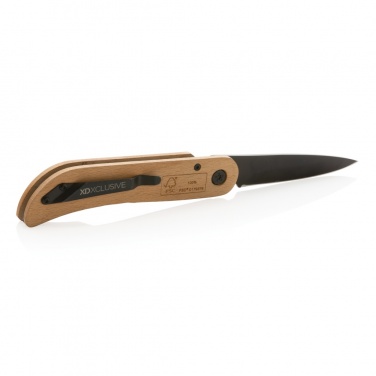 Logotrade promotional giveaways photo of: Nemus Luxury Wooden knife with lock