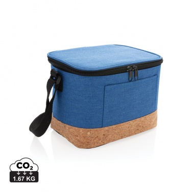 Logotrade promotional gift picture of: Two tone cooler bag with cork detail