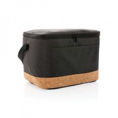 Logo trade promotional giveaway photo of: Impact AWARE™ XL RPET two tone cooler bag with cork detail