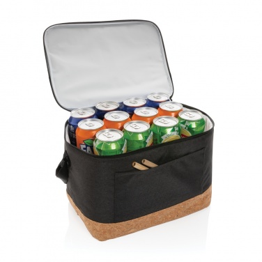 Logotrade advertising product image of: Impact AWARE™ XL RPET two tone cooler bag with cork detail