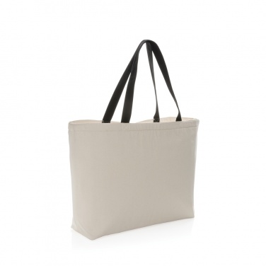 Logo trade business gift photo of: Impact Aware™ 285 gsm rcanvas large cooler tote undyed