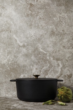 Logo trade promotional gifts image of: Ukiyo cast iron pan large