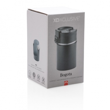 Logo trade corporate gifts image of: Bogota compact vacuum mug with ceramic coating